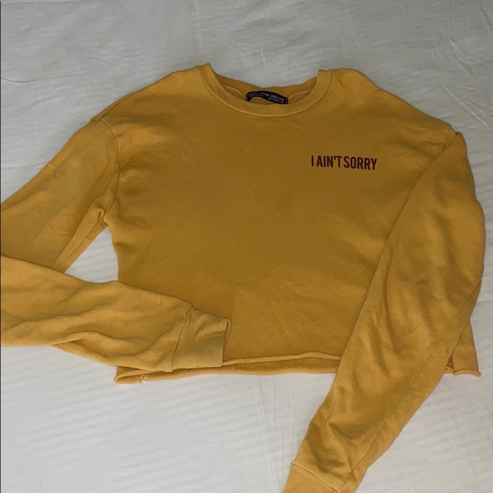 cropped sweater